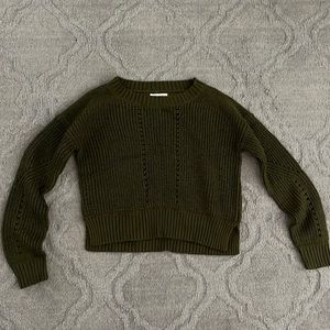 Aeropostale sweater. Dark green. Size small.